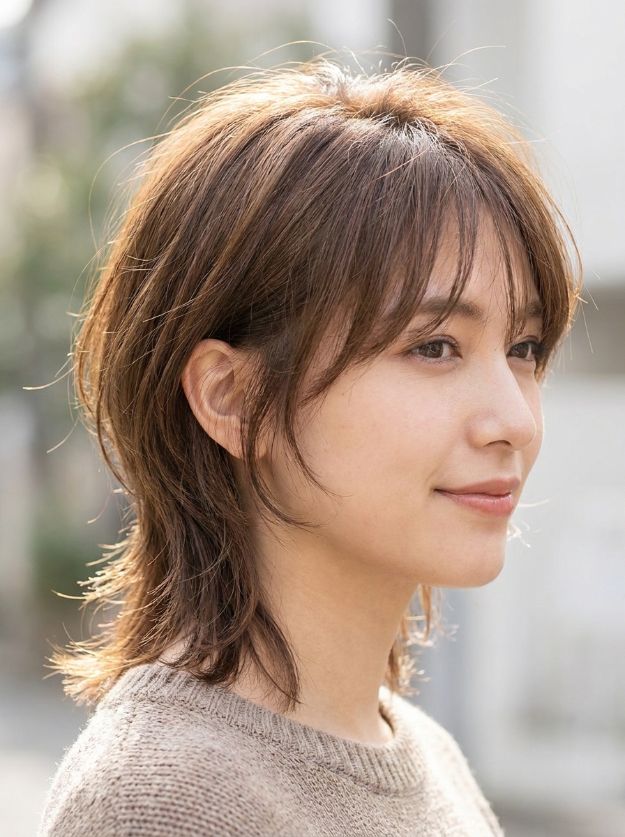 Mullet für feines Haar als Vokuhila Frisuren Inspiration 2026